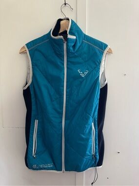 Women's Teal Dynafit Borealis Primaloft Damen Tourenweste outdoor vest